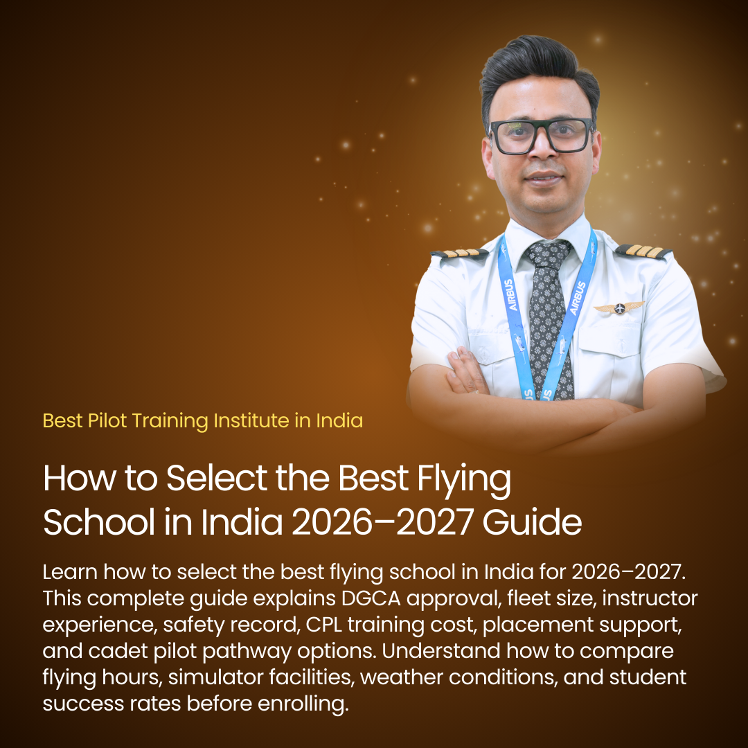 How to Select the Best Flying School in India 2026–2027 Guide